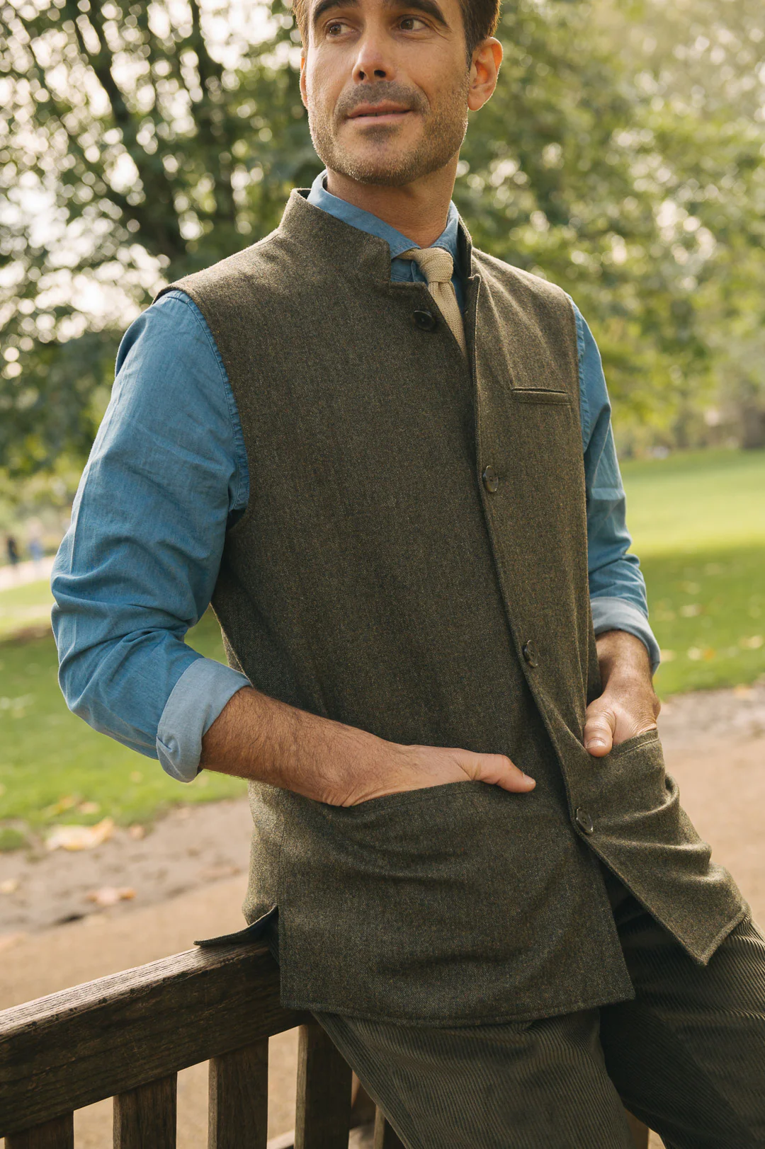 Nehru Wool Waistcoats